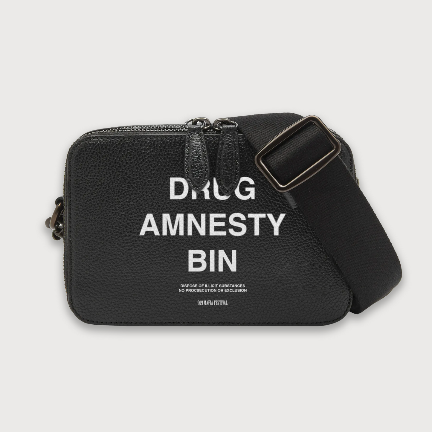 Amnesty Bin Leather Cross Body Bag
