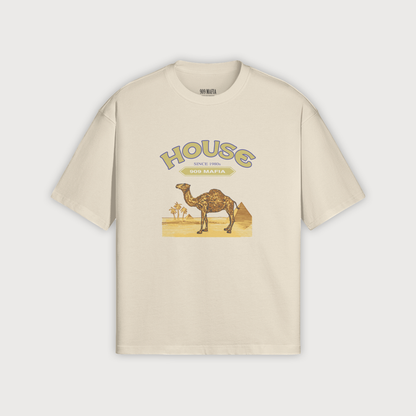 House Camel Oversized Tee