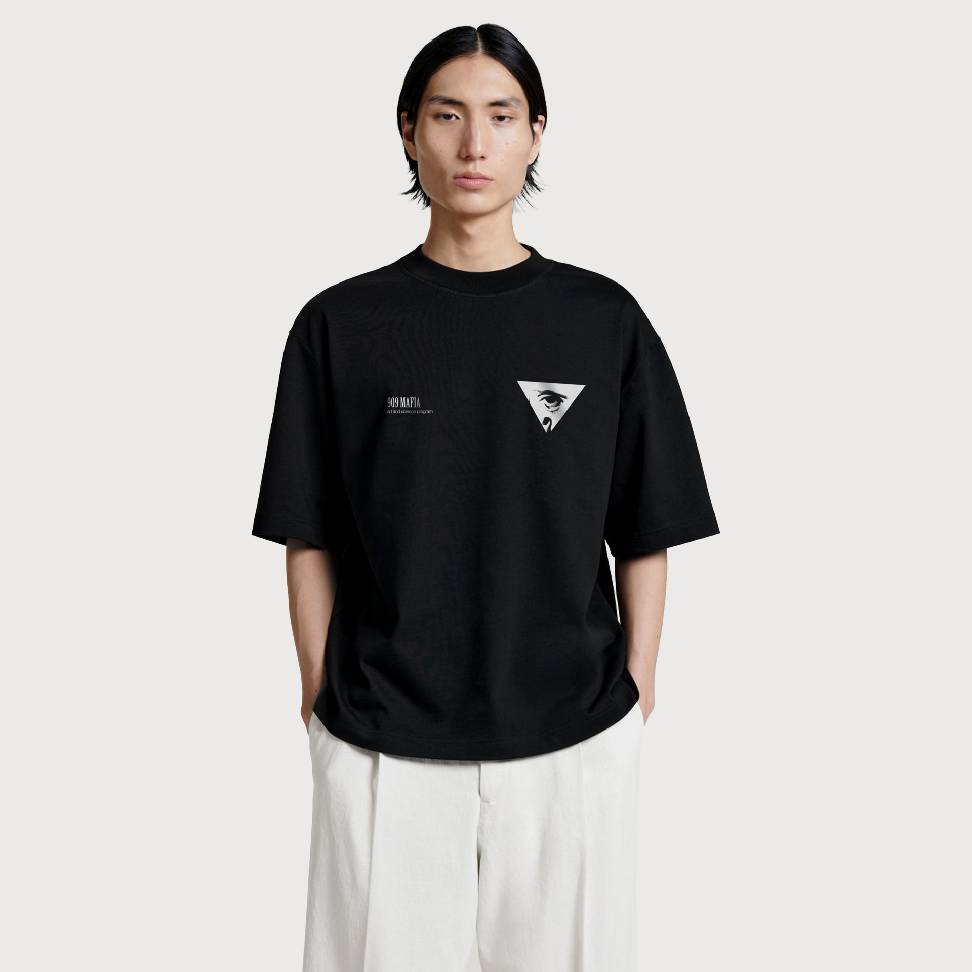 Sound waves oversized unisex tee – 909 Mafia