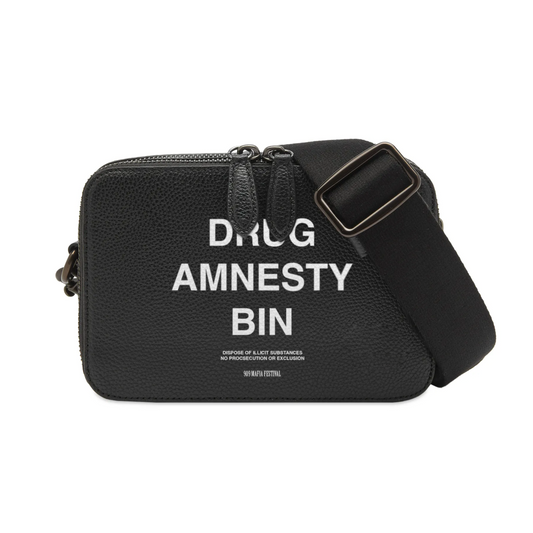 Amnesty Bin Leather Cross Body Bag