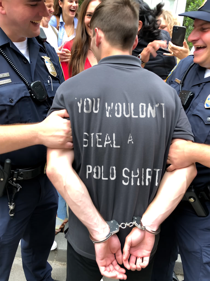 You wouldn't steal a polo shirt