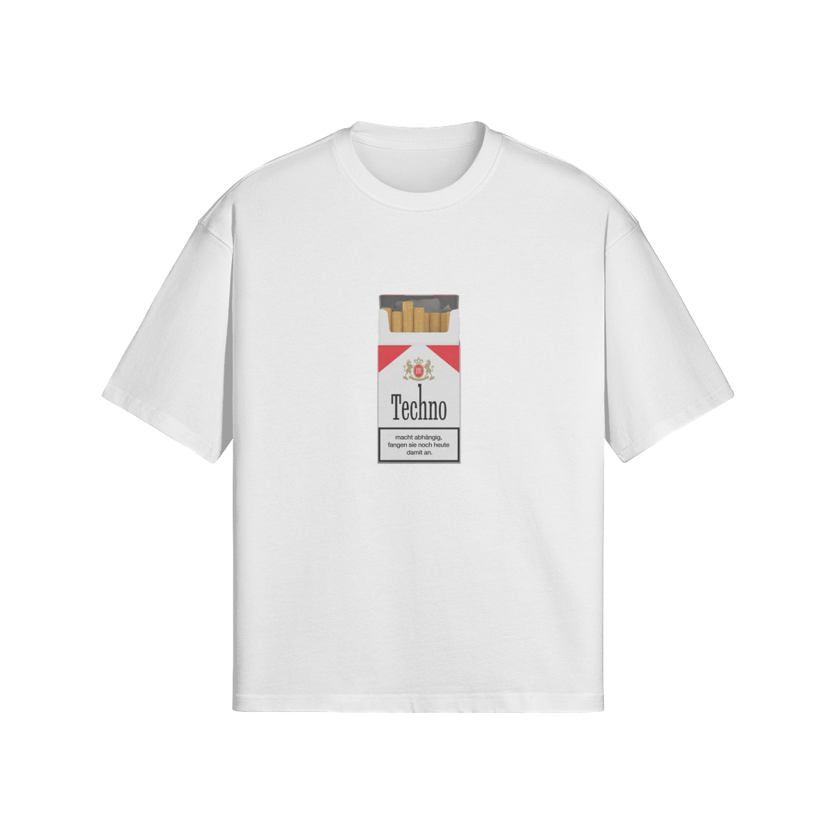 Techno Cigarette Box Unisex T-Shirt